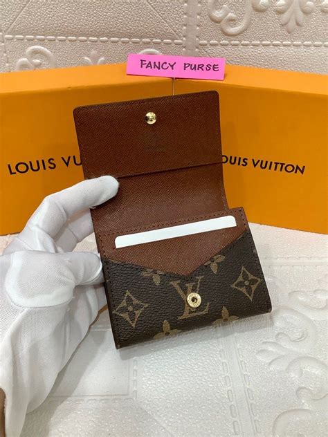 lv envelope business card holder|men's luxury business card holder.